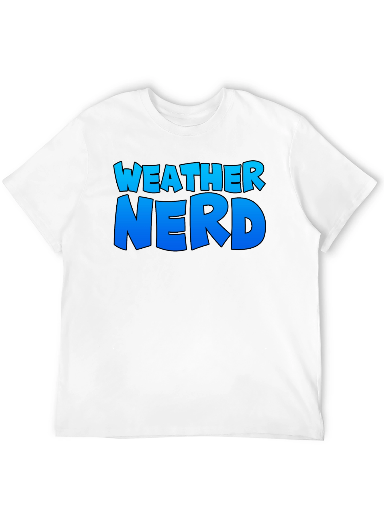 Weather Nerd T-Shirt - Comfortable Black Tee