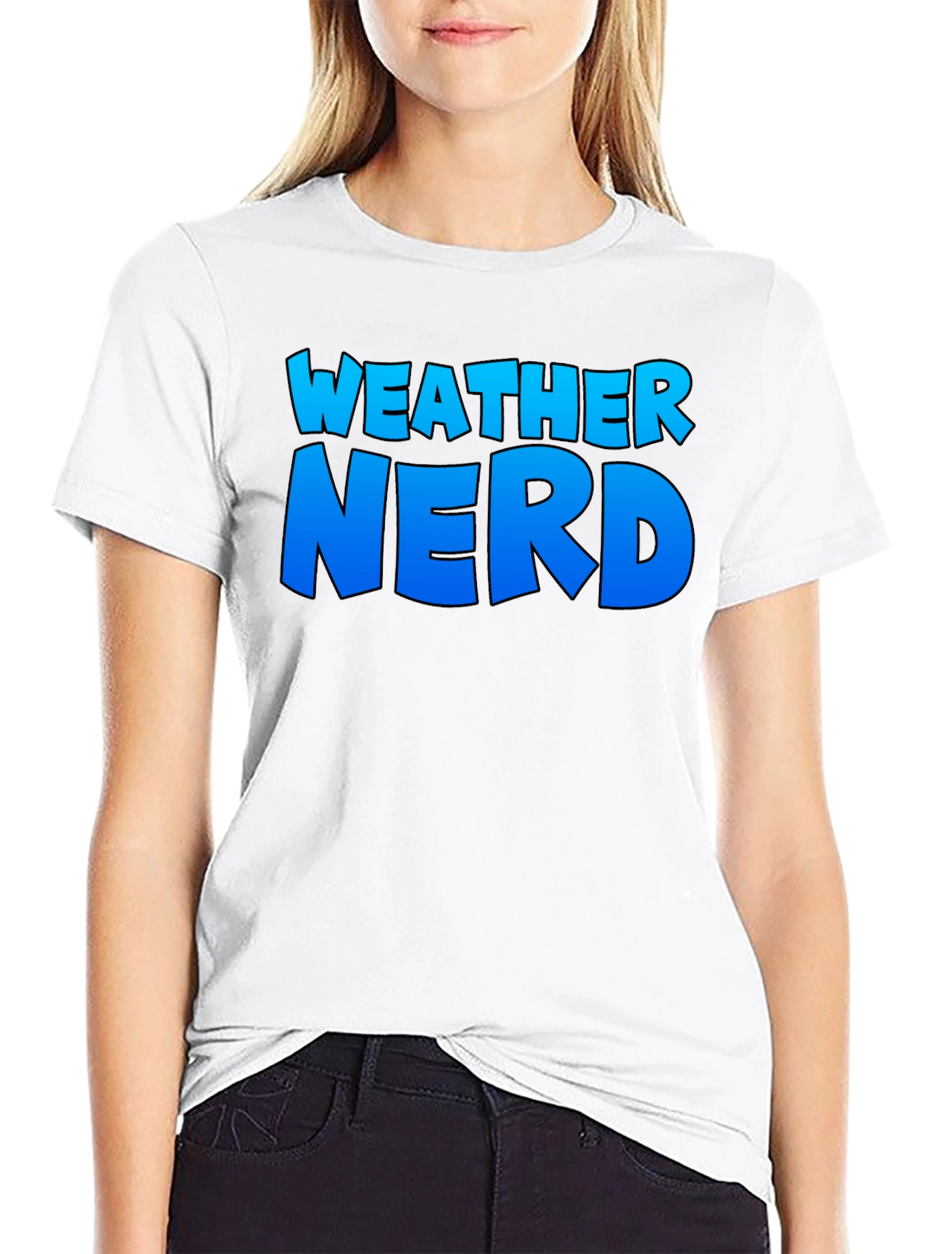 Weather Nerd T-Shirt - Comfortable Black Tee
