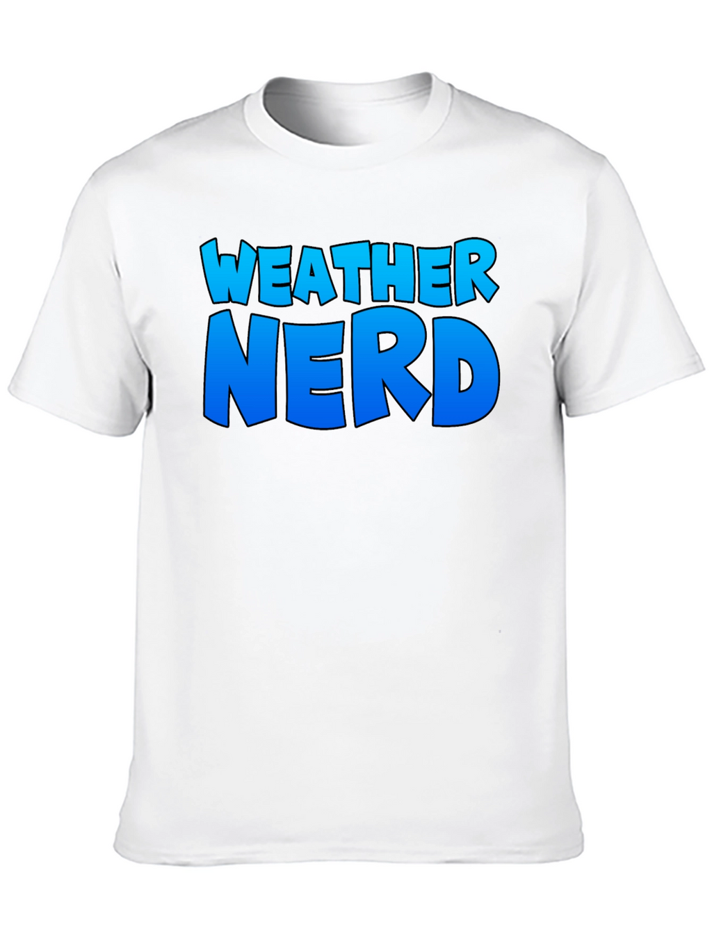 Weather Nerd T-Shirt - Comfortable Black Tee