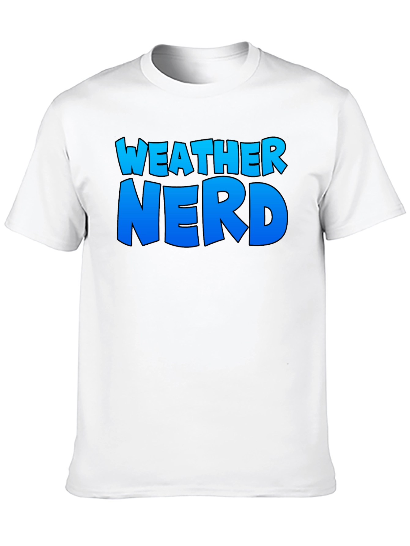 Weather Nerd T-Shirt - Comfortable Black Tee