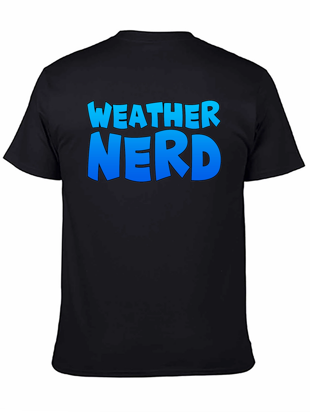 Weather Nerd T-Shirt - Comfortable Black Tee