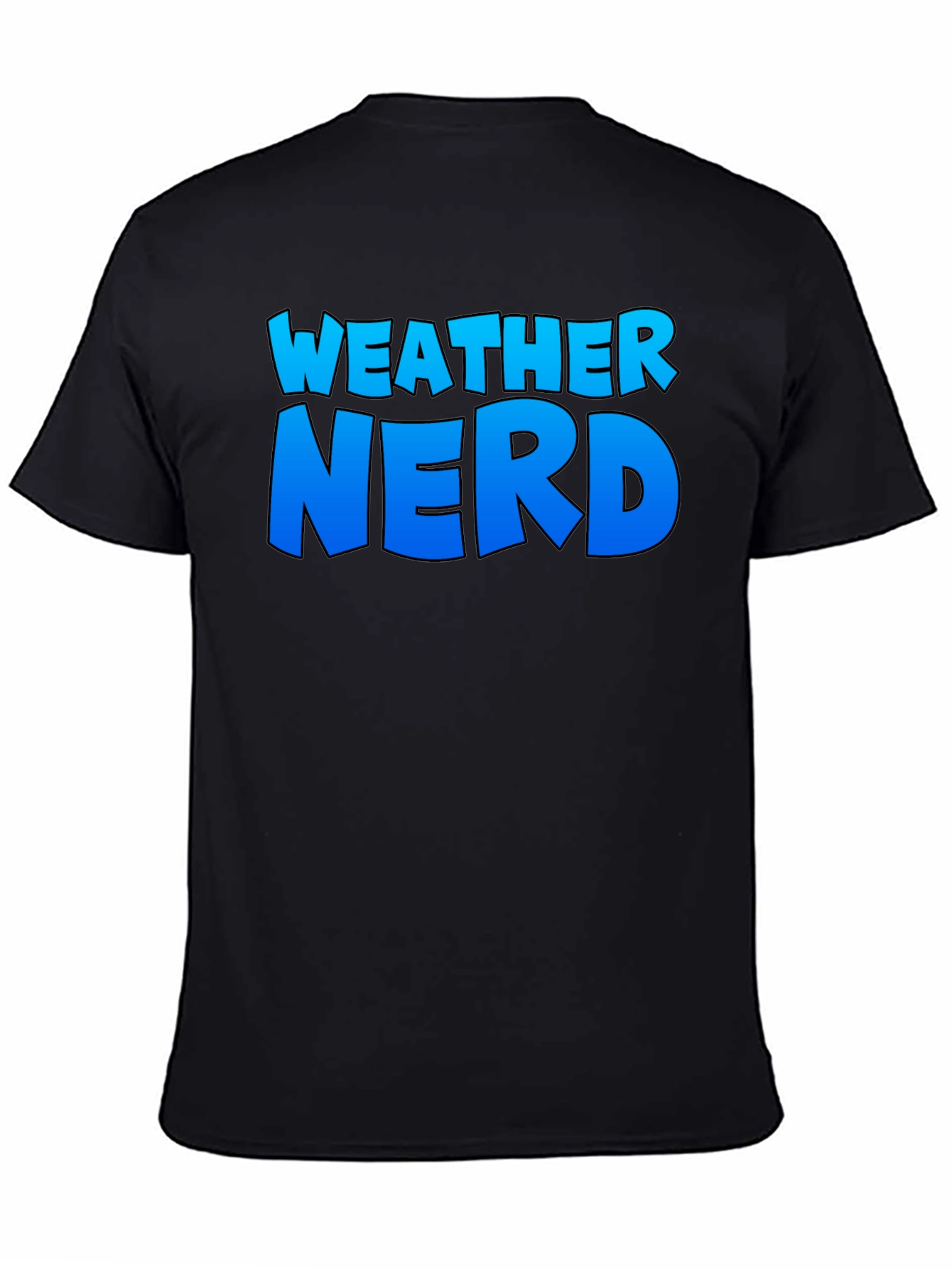 Weather Nerd T-Shirt - Comfortable Black Tee