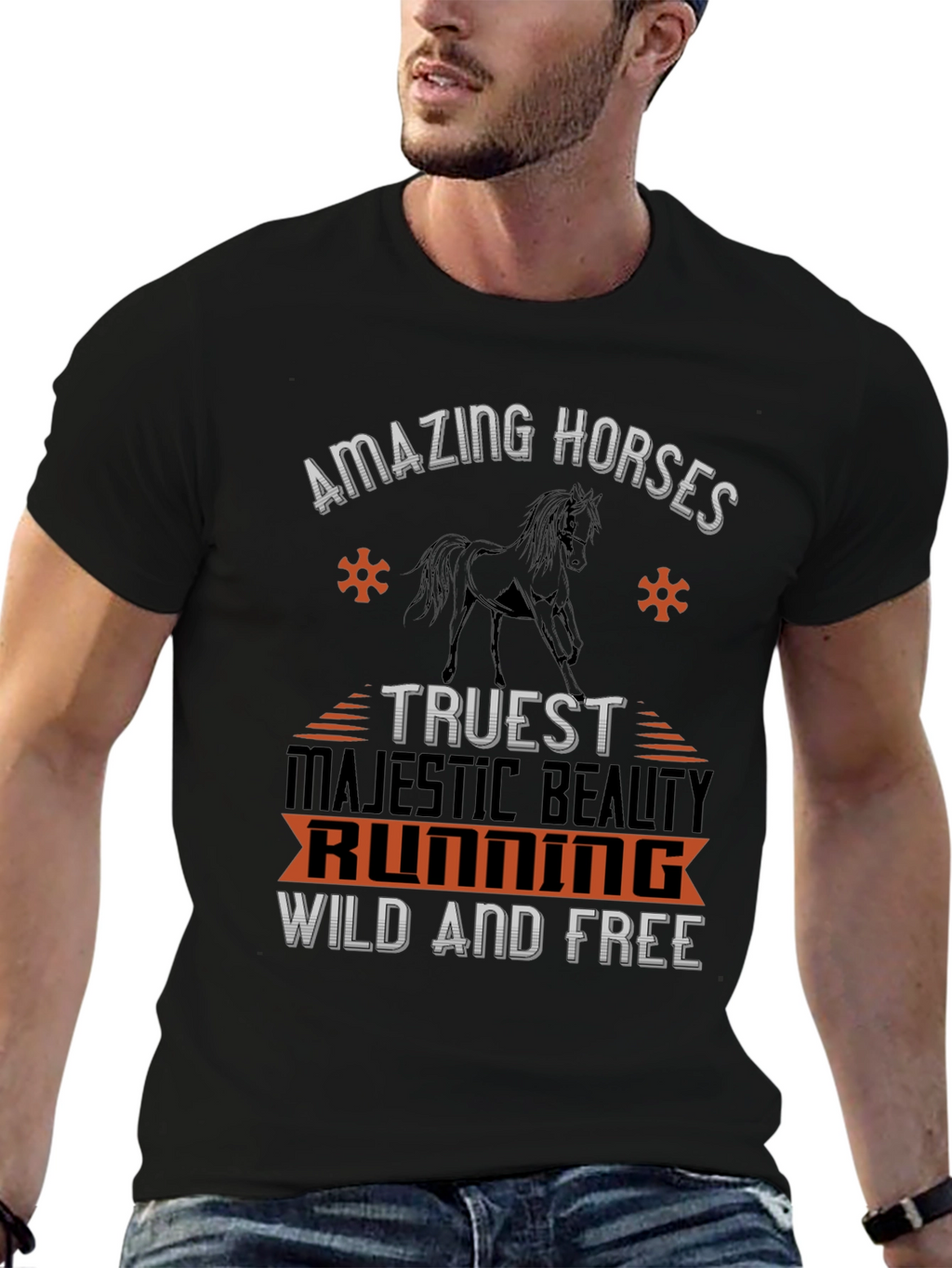 Amazing Horses Graphic Tee - Wild & Free