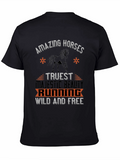 Amazing Horses Graphic Tee - Wild & Free