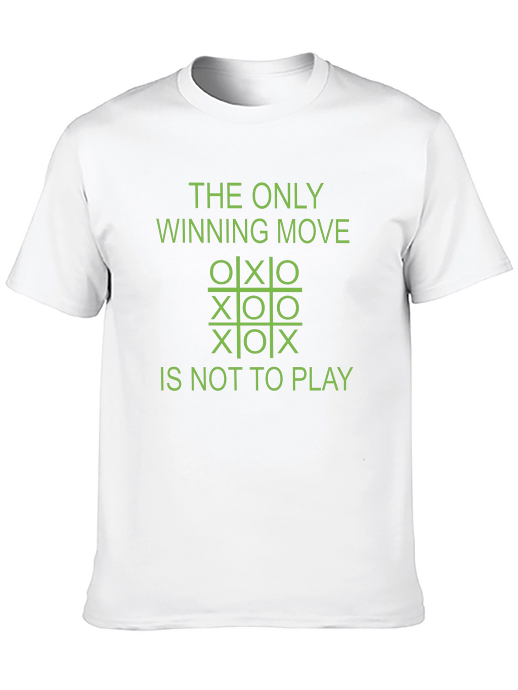 The Only Winning Move Tic-Tac-Toe Graphic Tee
