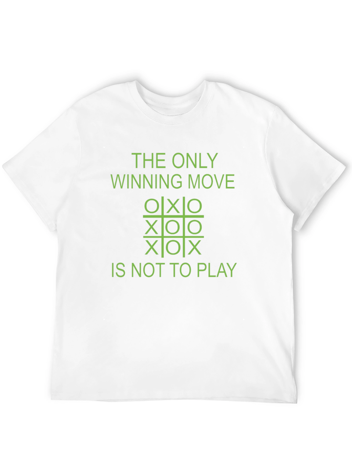 The Only Winning Move Tic-Tac-Toe Graphic Tee