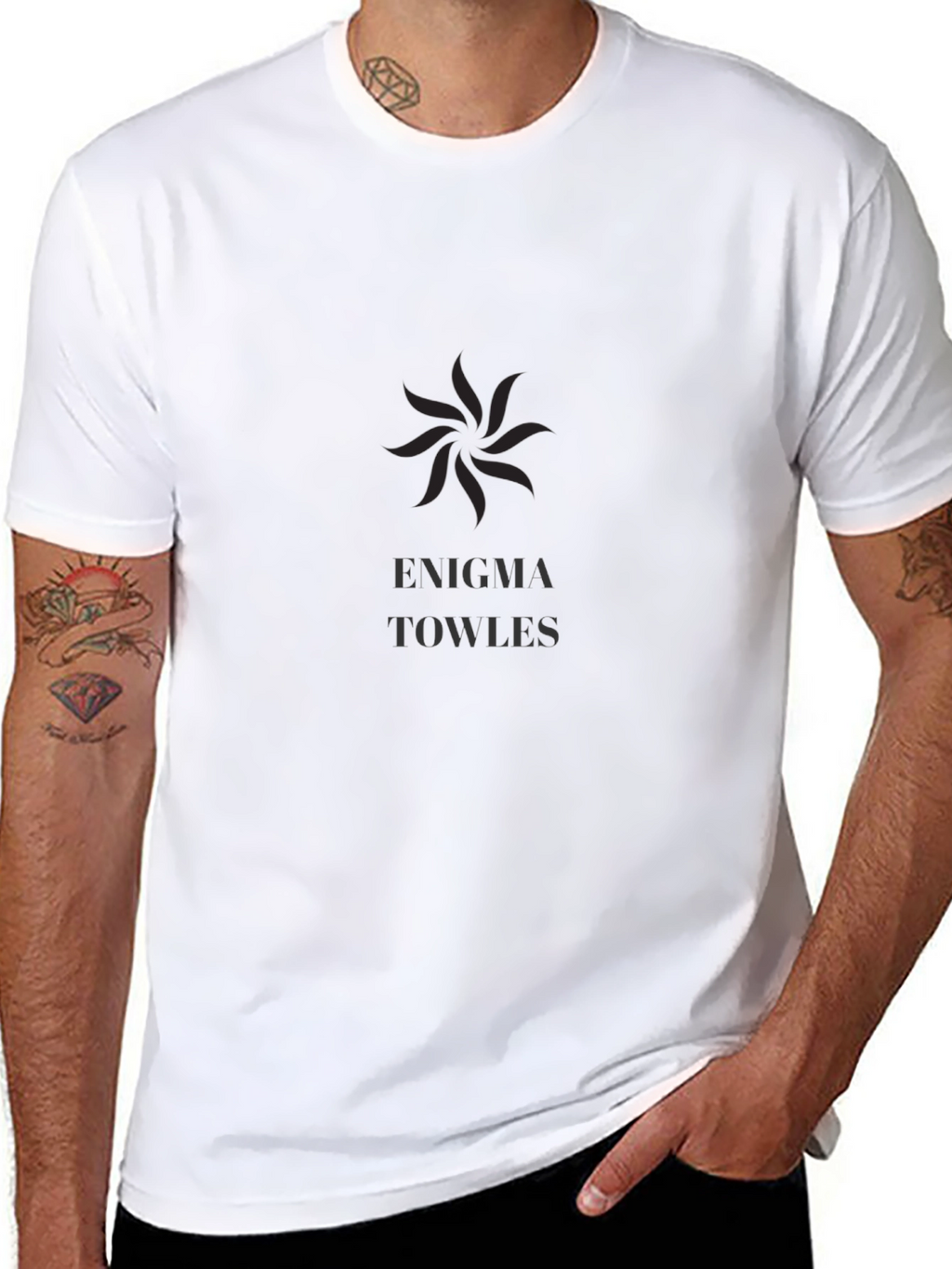 Enigma Towles Graphic Black T-Shirt