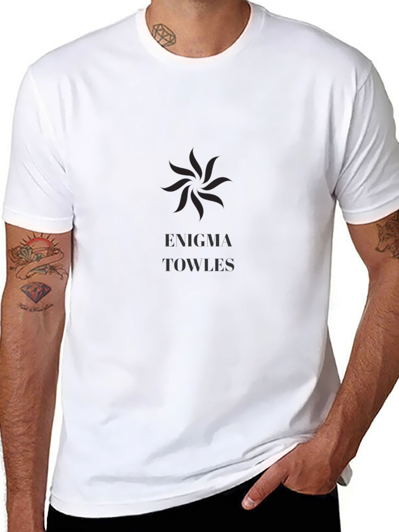 Enigma Towles Graphic Black T-Shirt