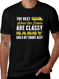 Classy School Bus Driver T-Shirt