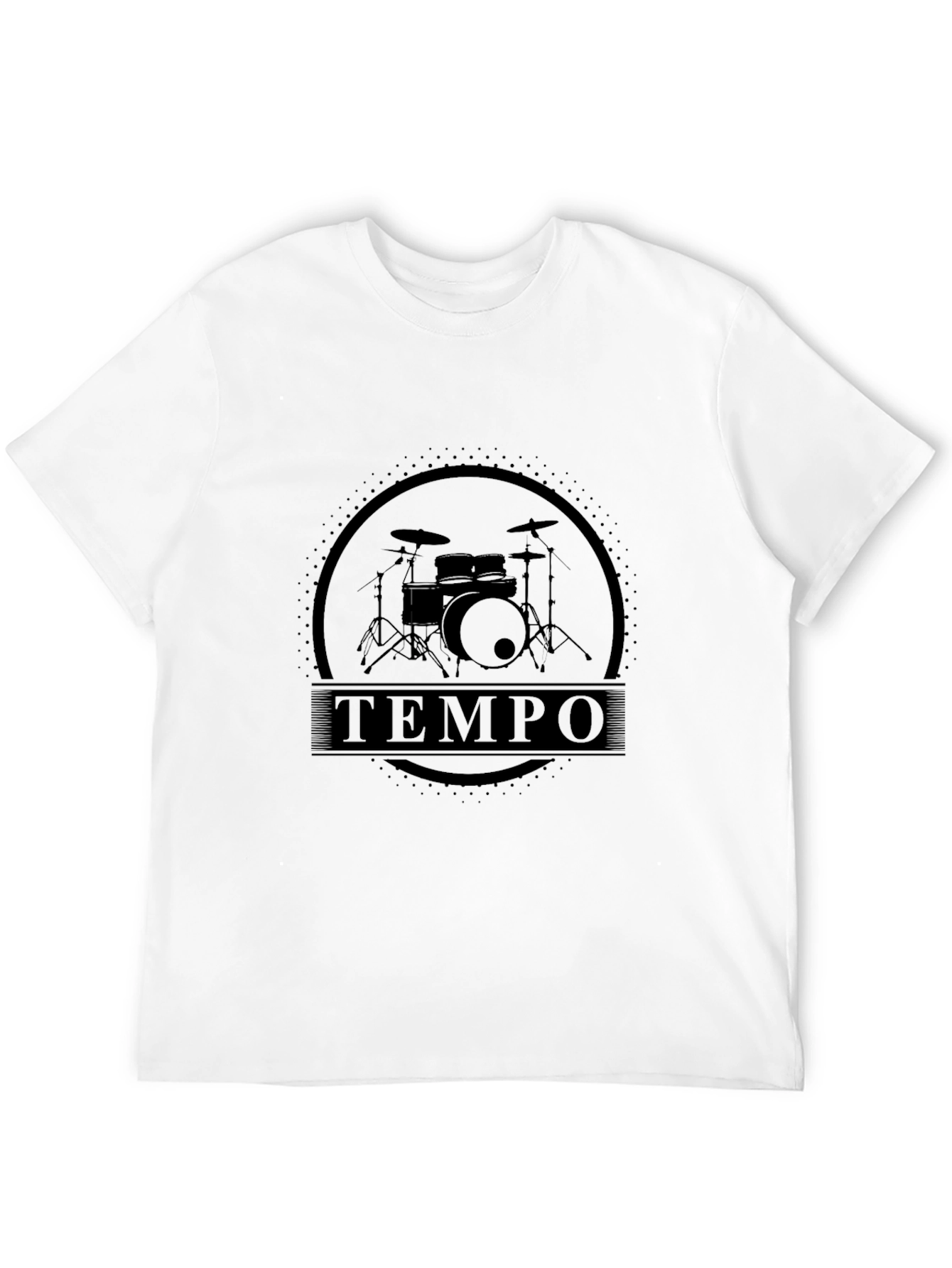 Tempo Drum Kit T-Shirt - Musician Apparel