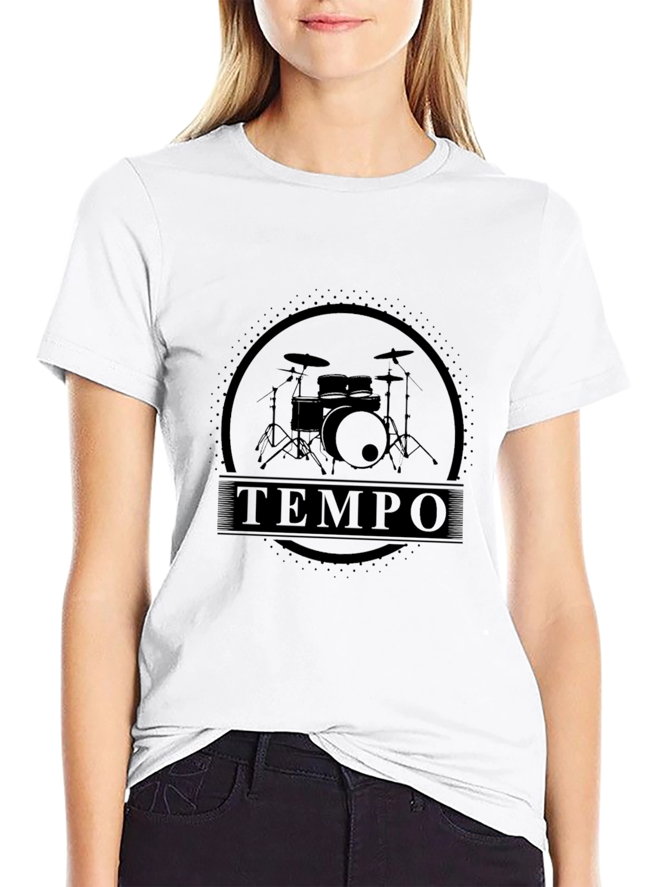 Tempo Drum Kit T-Shirt - Musician Apparel