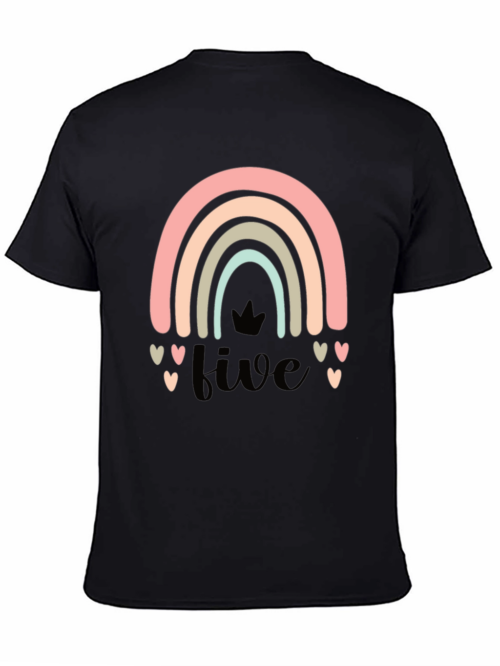 Rainbow Five Birthday T-Shirt