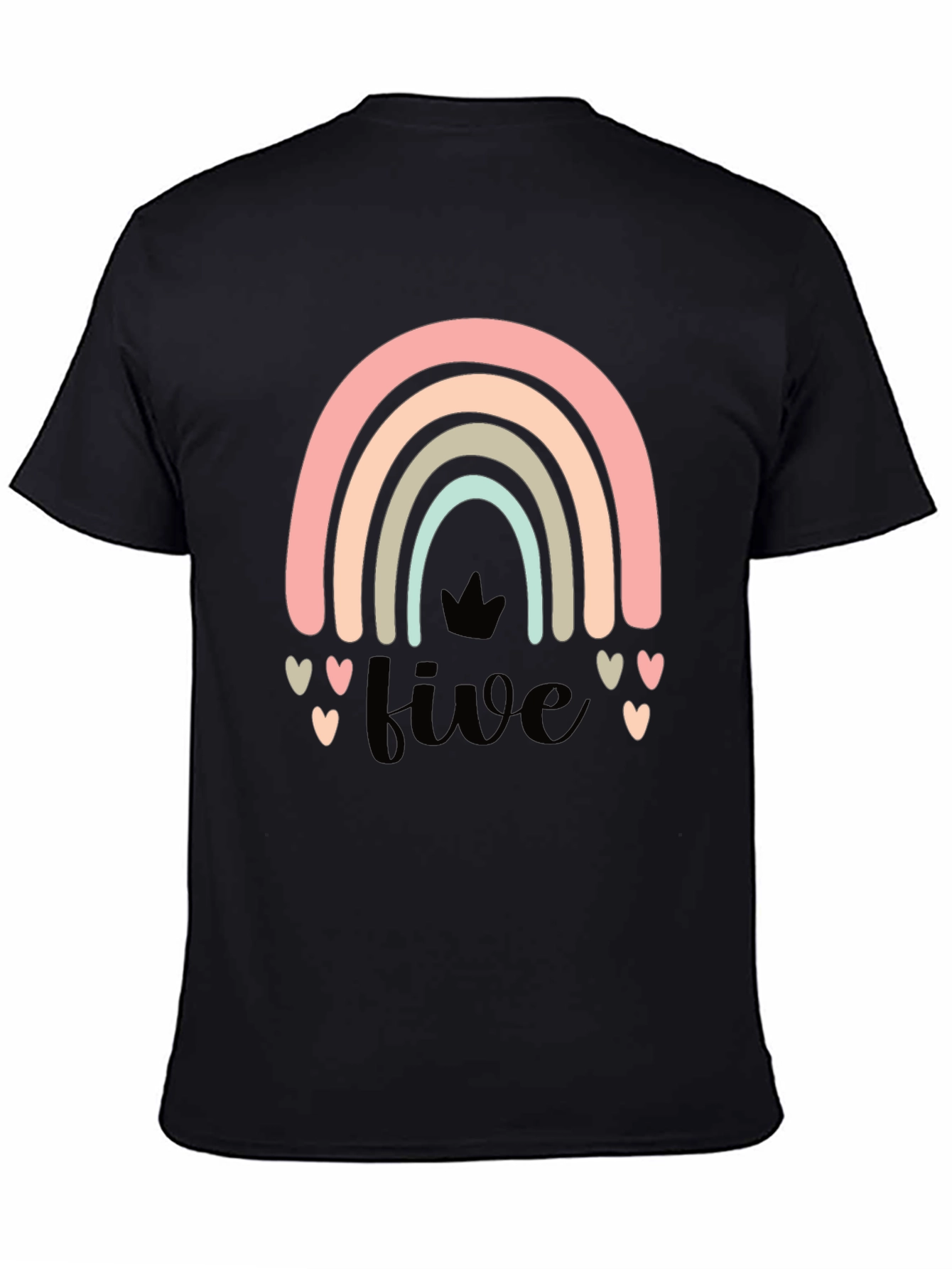 Rainbow Five Birthday T-Shirt