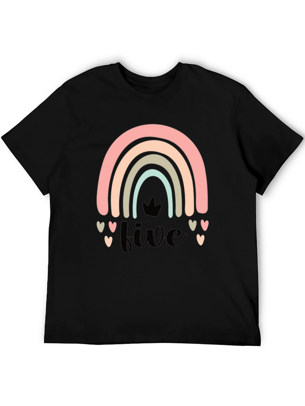 Rainbow Five Birthday T-Shirt