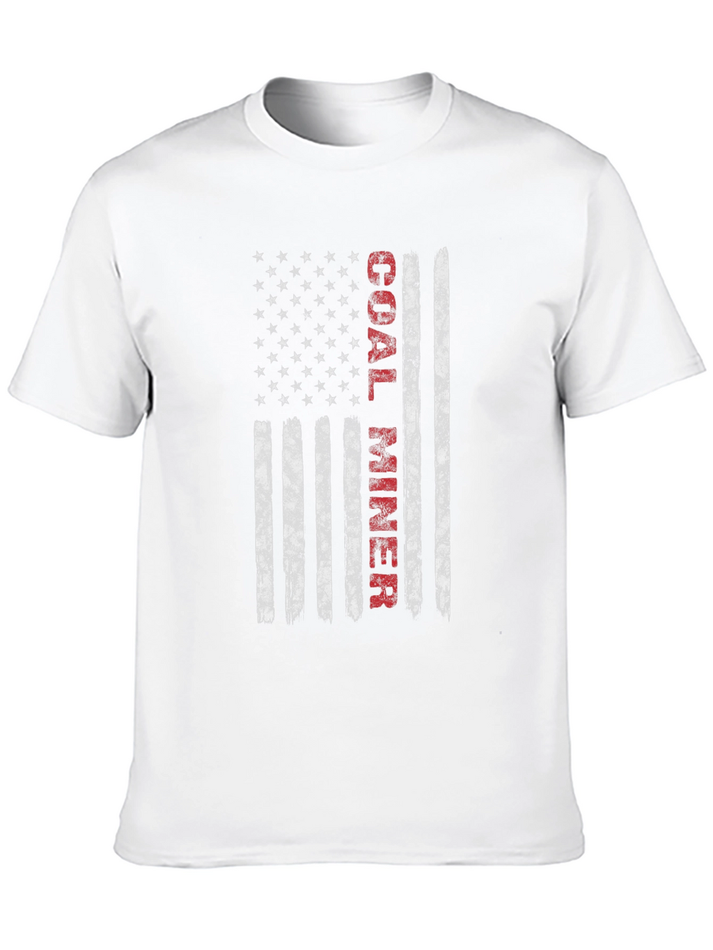 Coal Miner Flag Graphic Tee - Patriotic T-Shirt