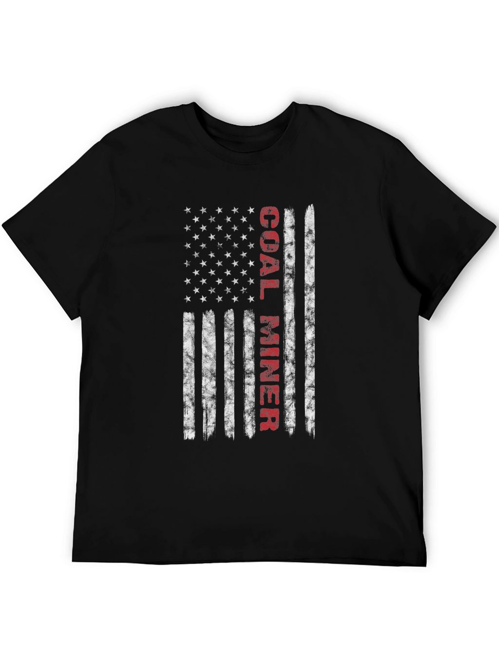 Coal Miner Flag Graphic Tee - Patriotic T-Shirt