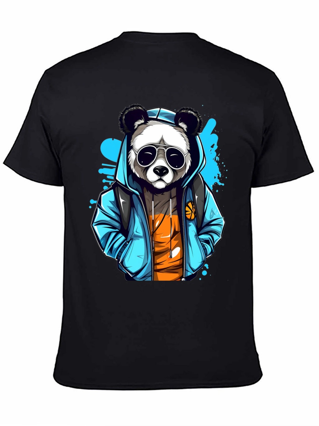 Cool Panda Graphic T-Shirt