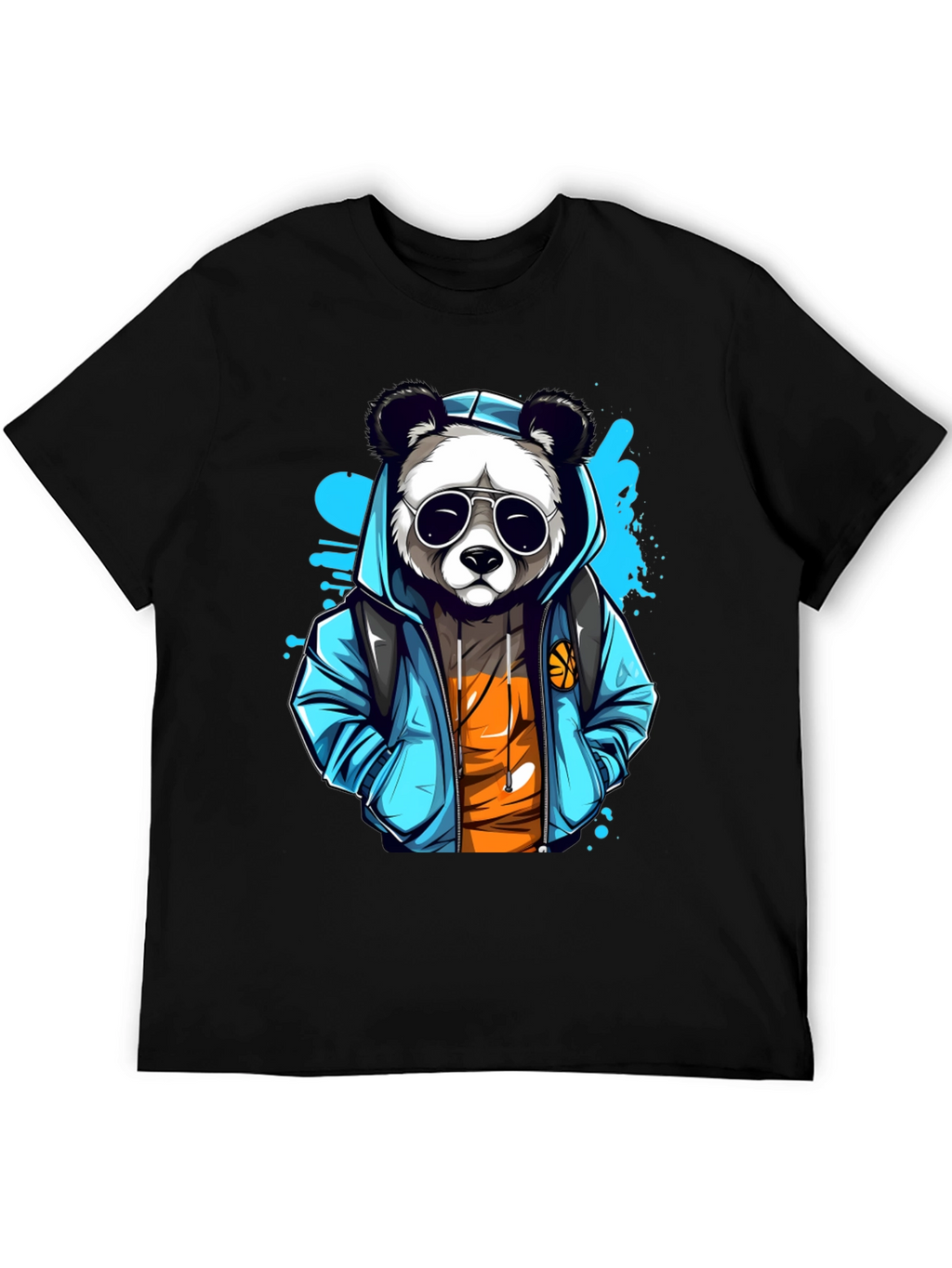Cool Panda Graphic T-Shirt