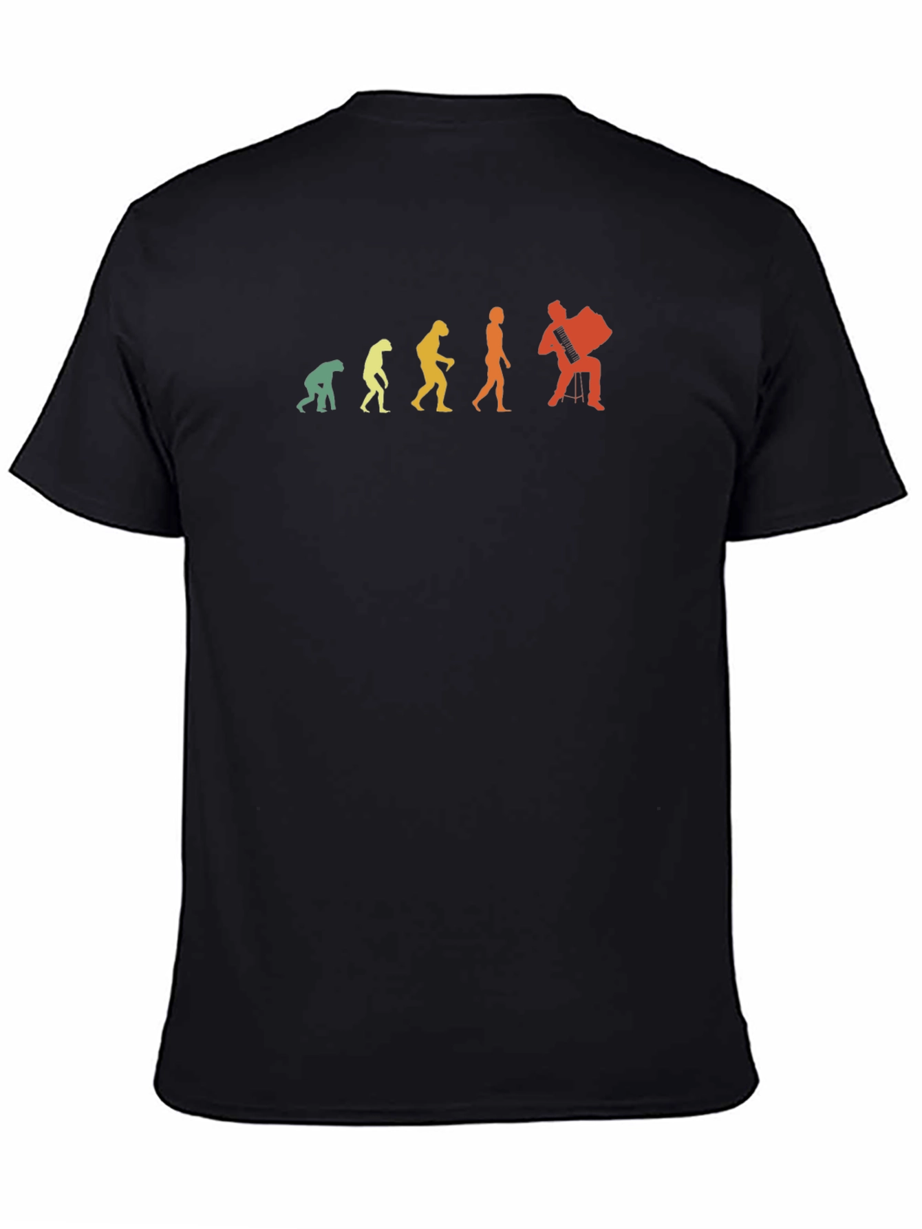 Accordion Player Evolution Graphic Tee
