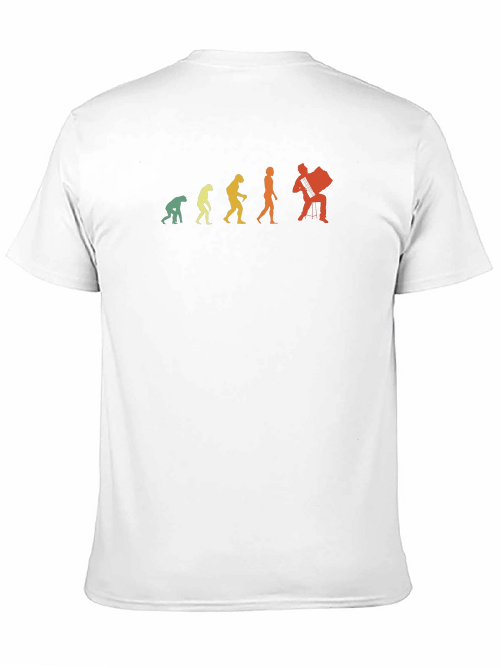 Accordion Player Evolution Graphic Tee