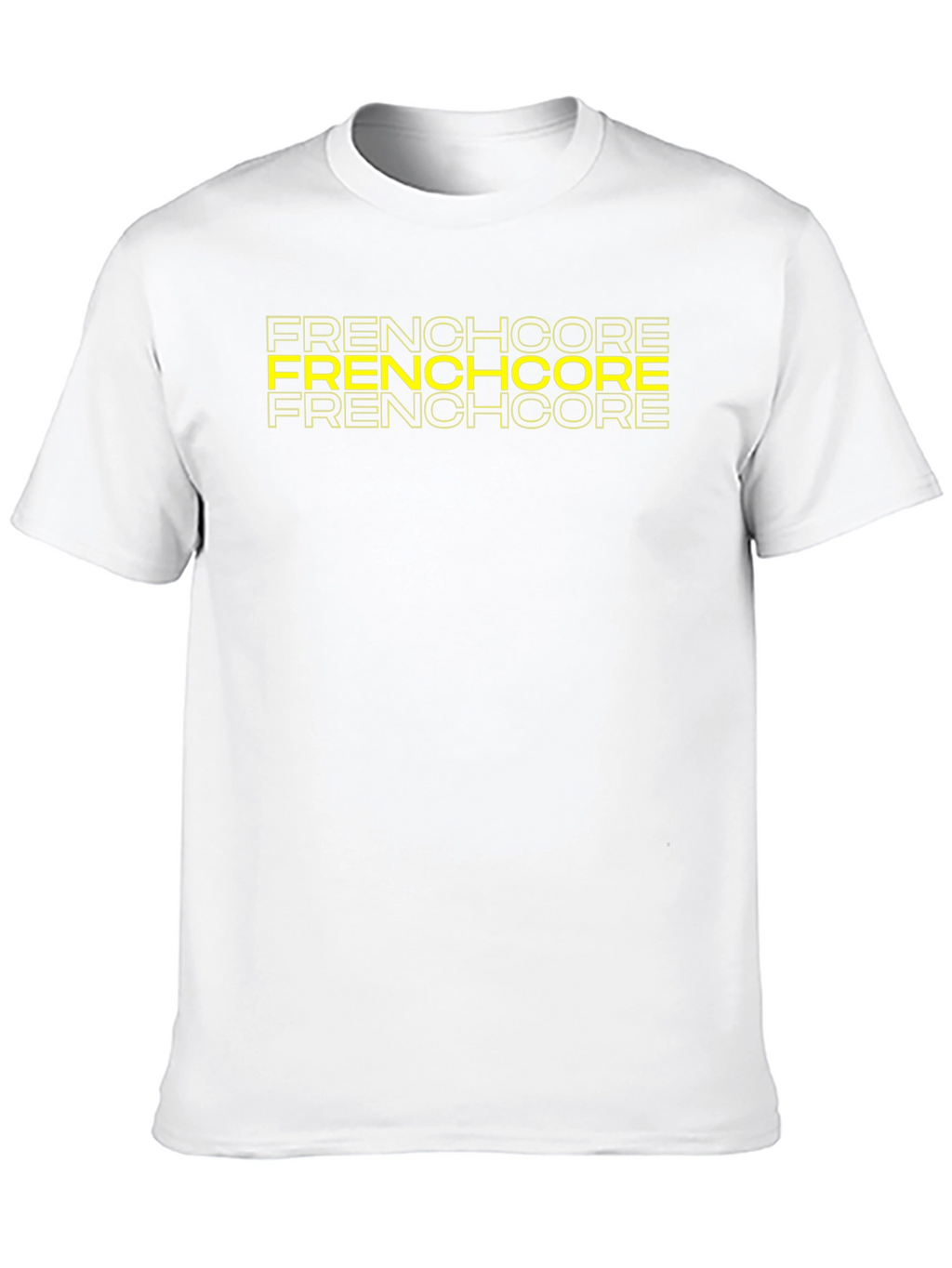 Frenchcore Graphic Print Black T-Shirt