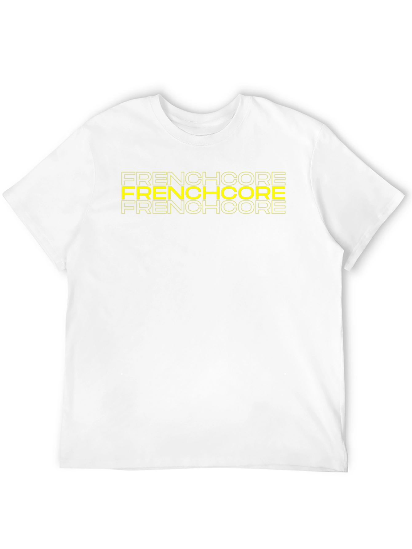 Frenchcore Graphic Print Black T-Shirt