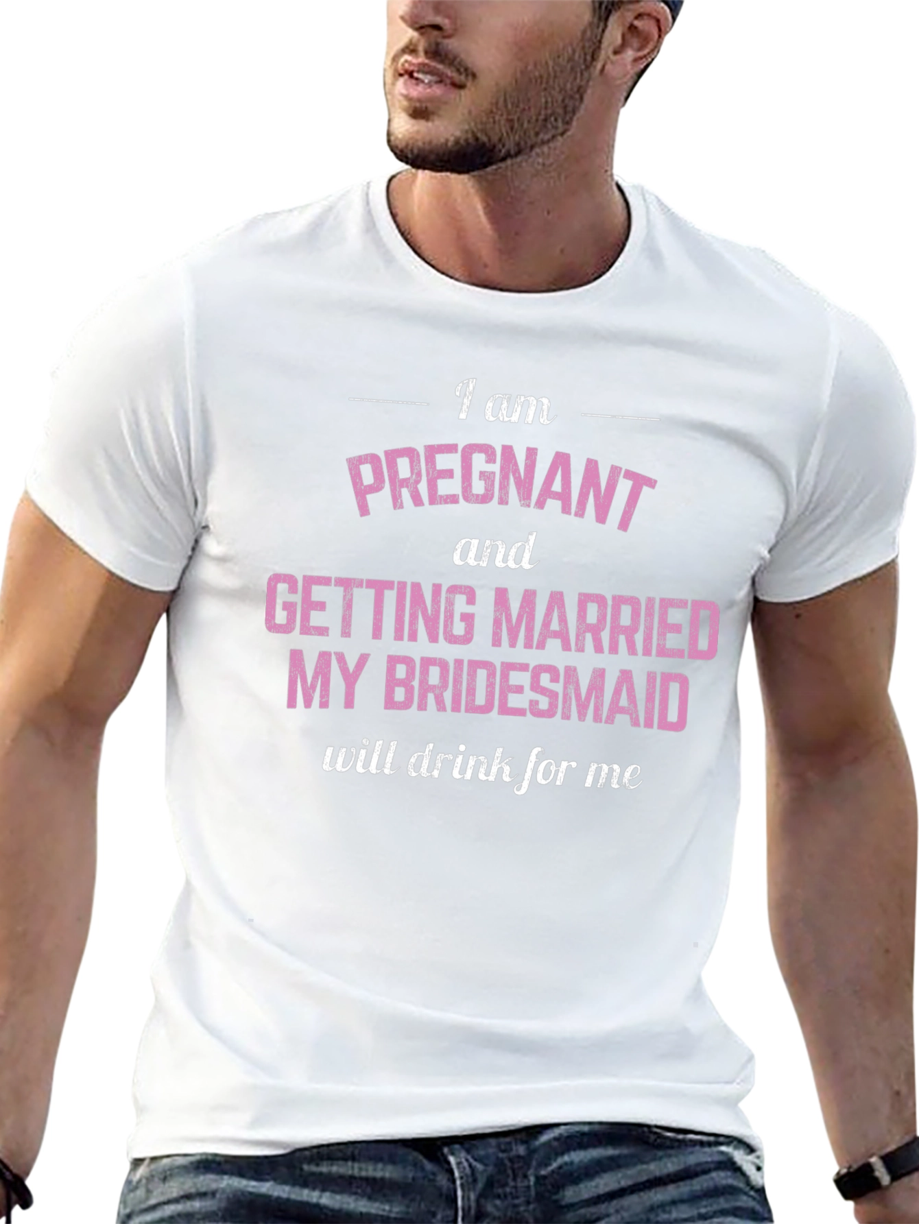 Pregnant & Married Bridesmaid Tee