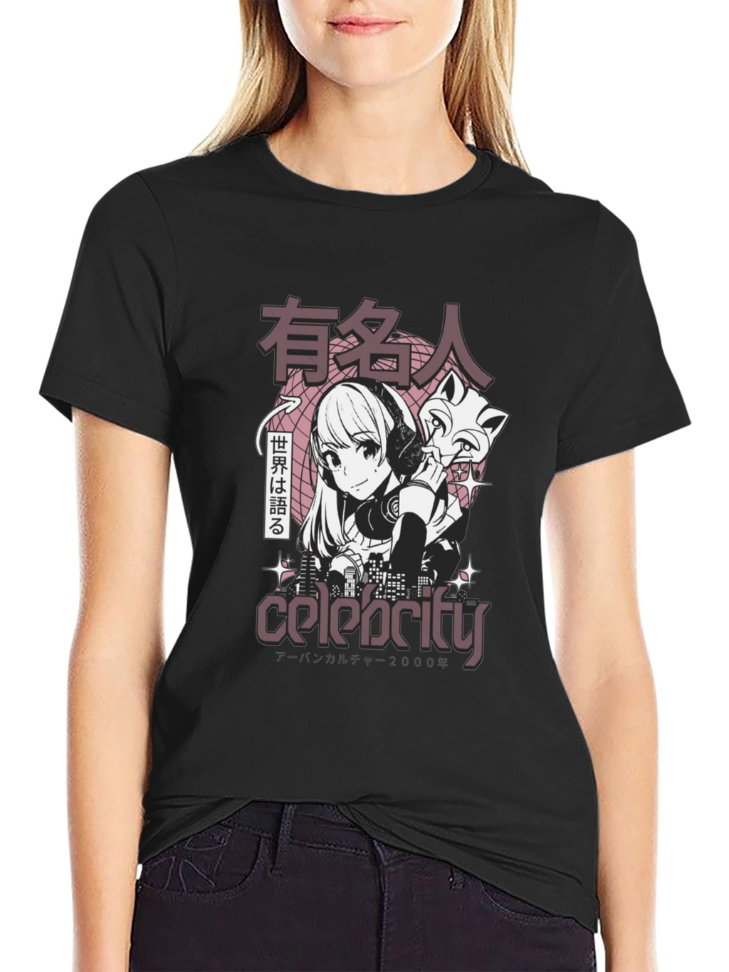 Anime Girl Graphic T-Shirt