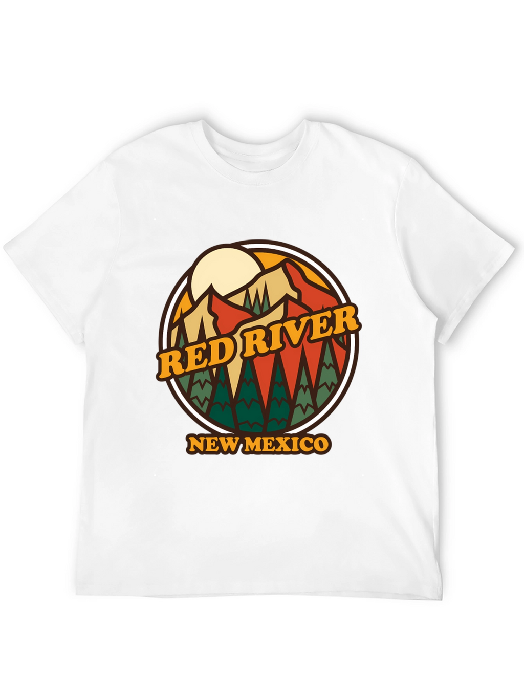 Red River New Mexico T-Shirt Retro Style Graphic Tee