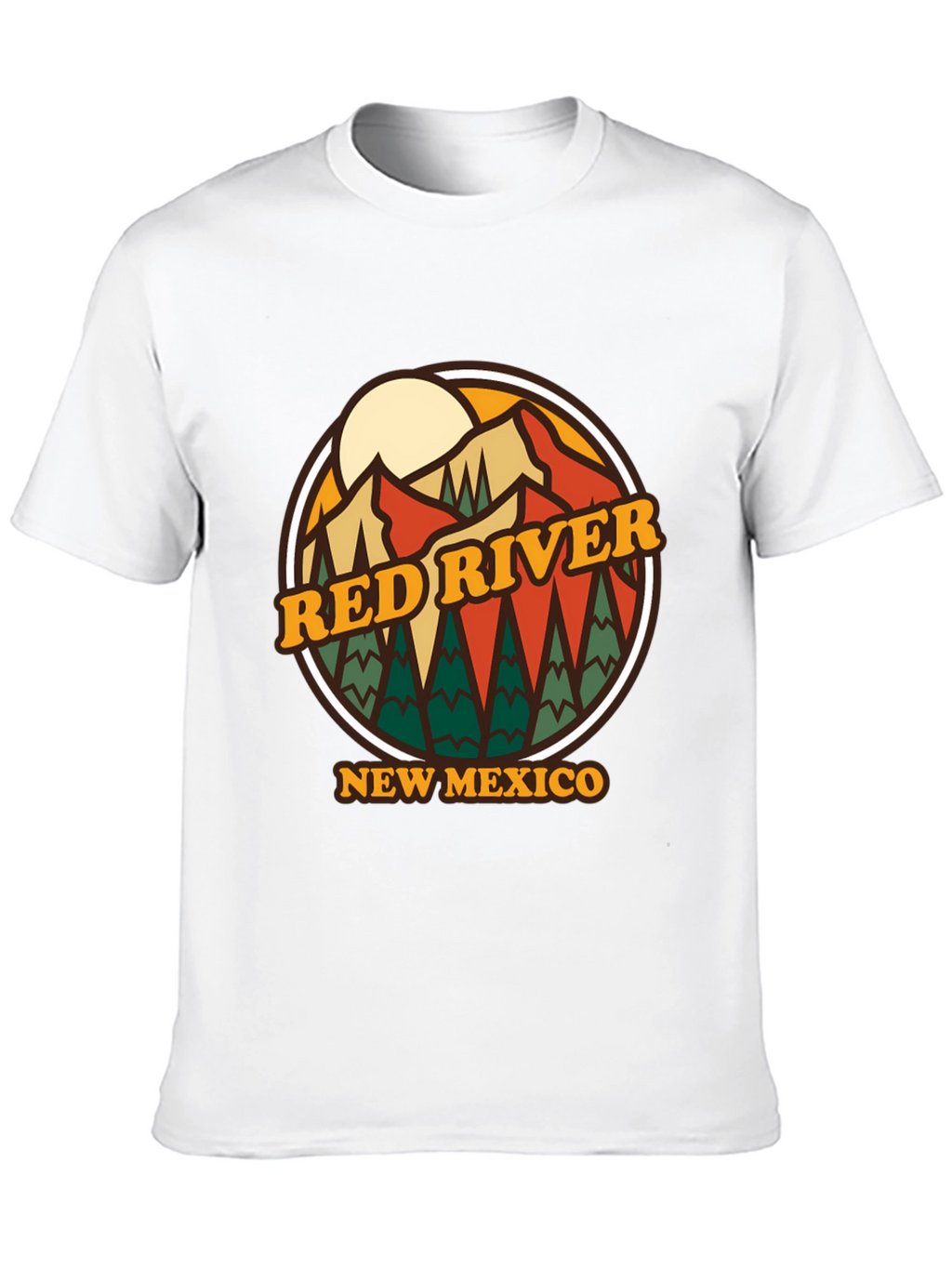 Red River New Mexico T-Shirt Retro Style Graphic Tee