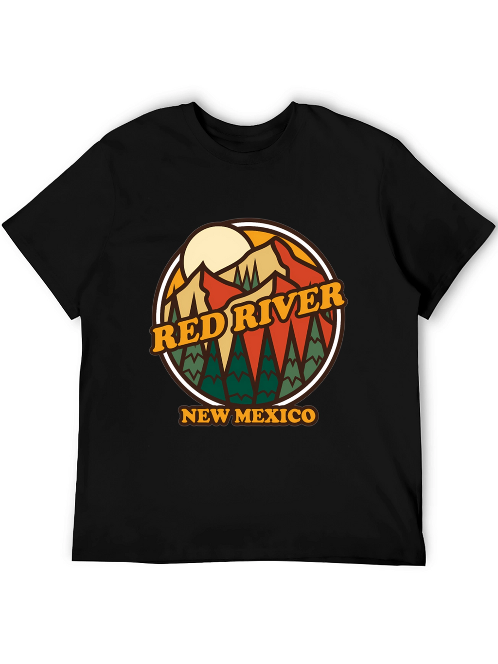 Red River New Mexico T-Shirt Retro Style Graphic Tee