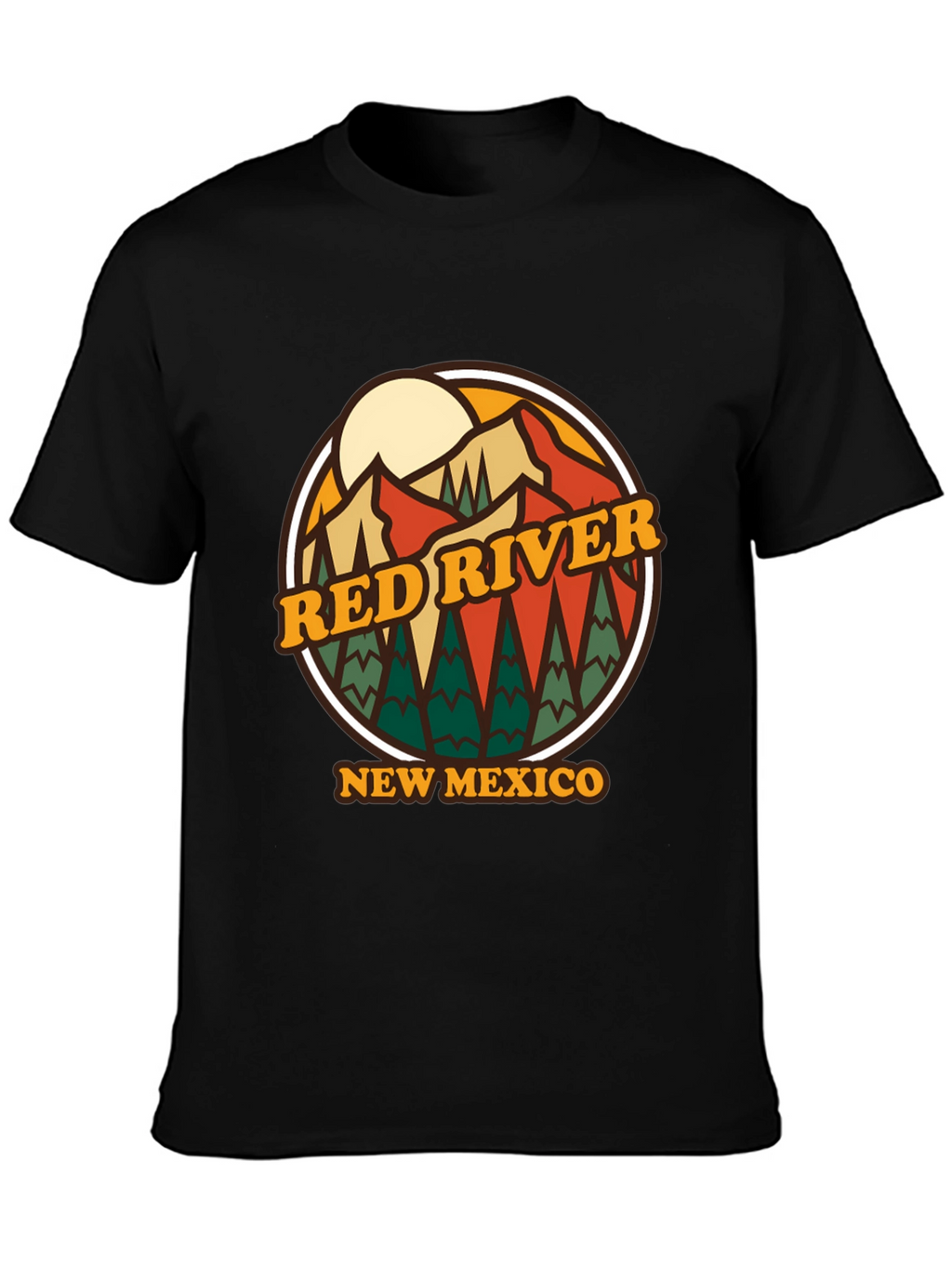 Red River New Mexico T-Shirt Retro Style Graphic Tee