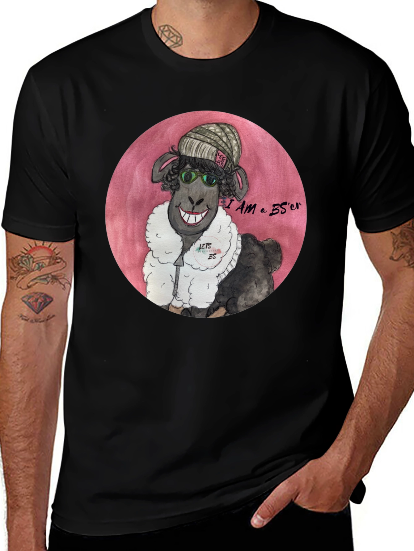 Black Sheep Humor T-Shirt - I AM a BSer