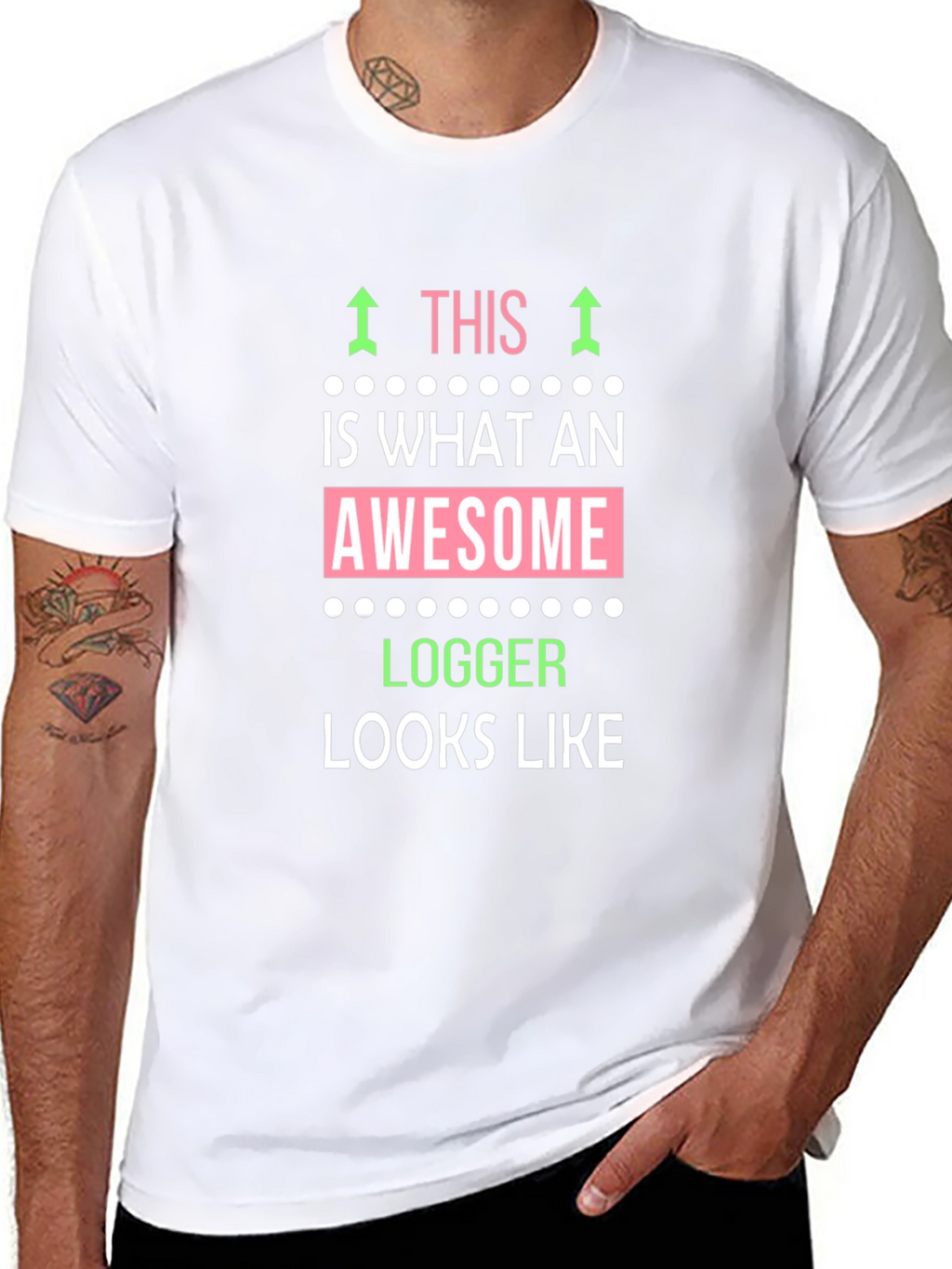 Awesome Logger T-Shirt - Funny Logger Gift