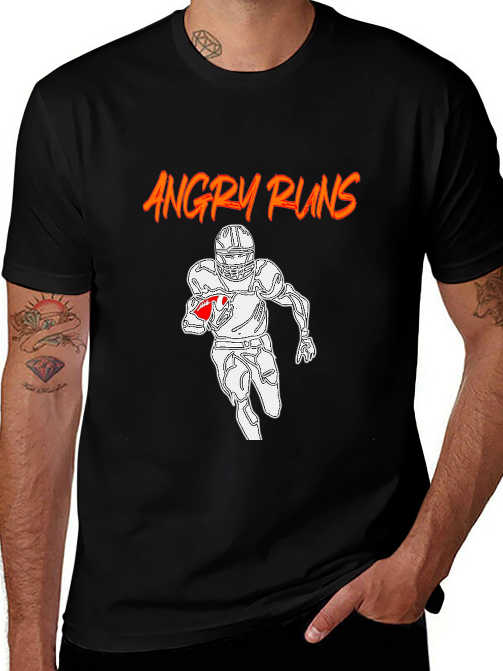Angry Runs Graphic T-Shirt