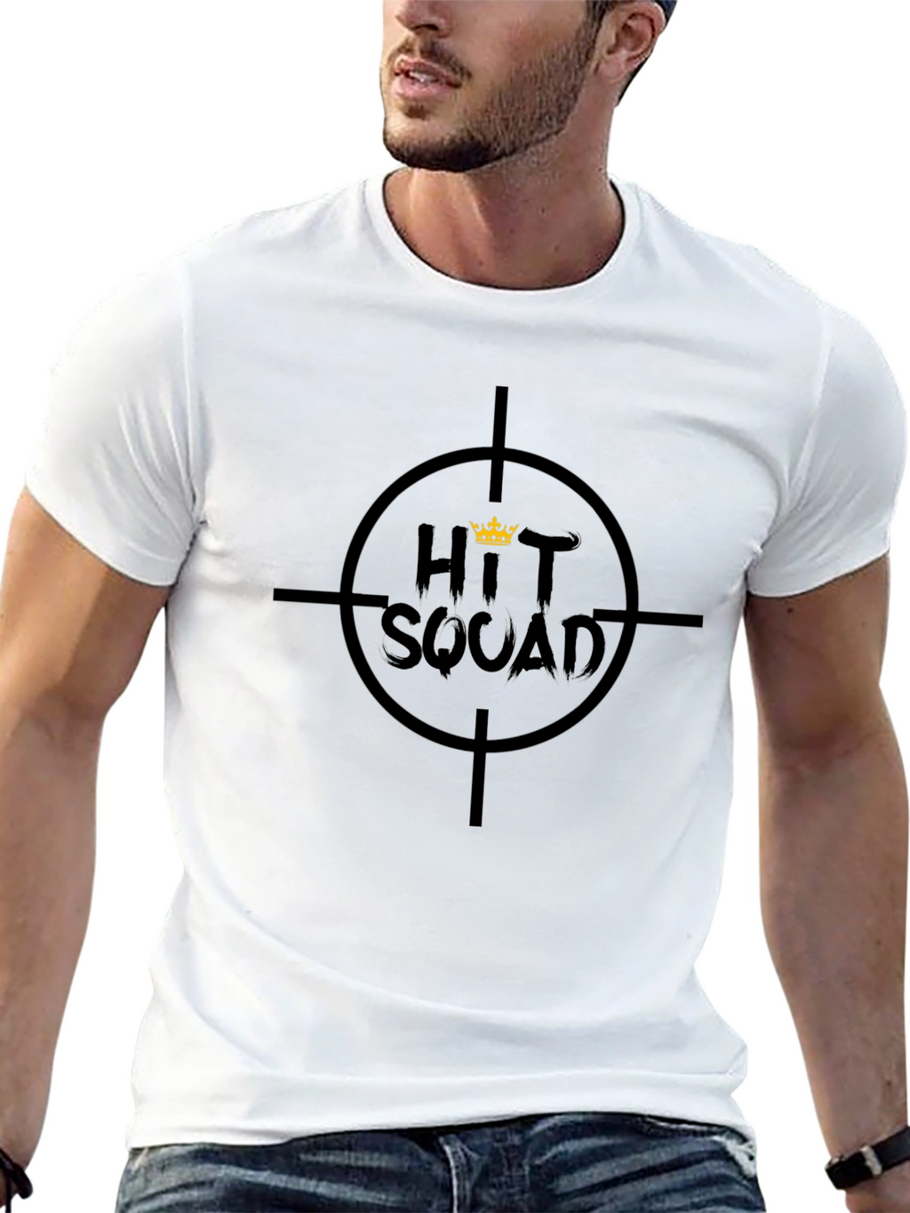 Hit Squad Target Graphic Tee - Cool Casual Style