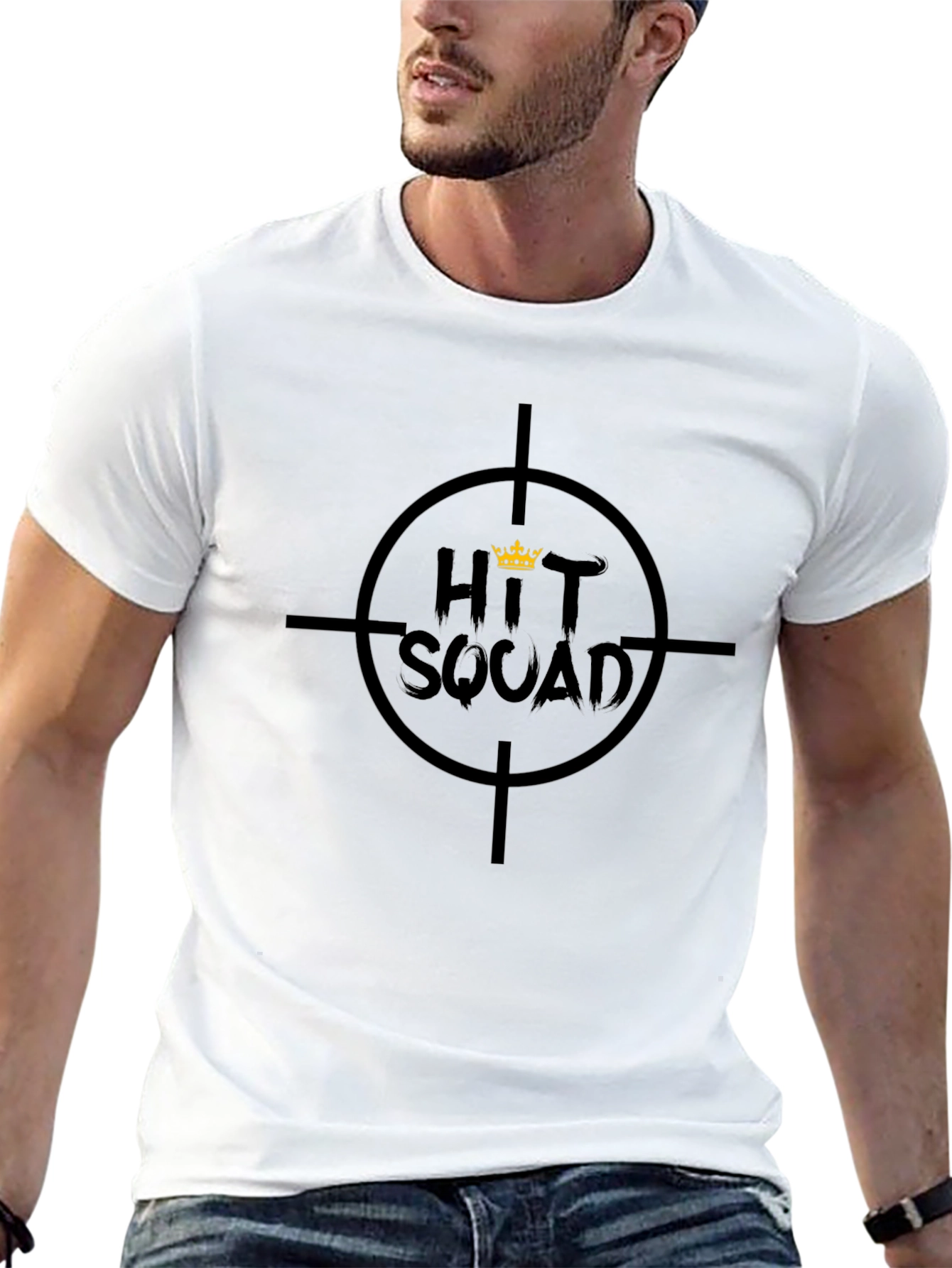 Hit Squad Target Graphic Tee - Cool Casual Style