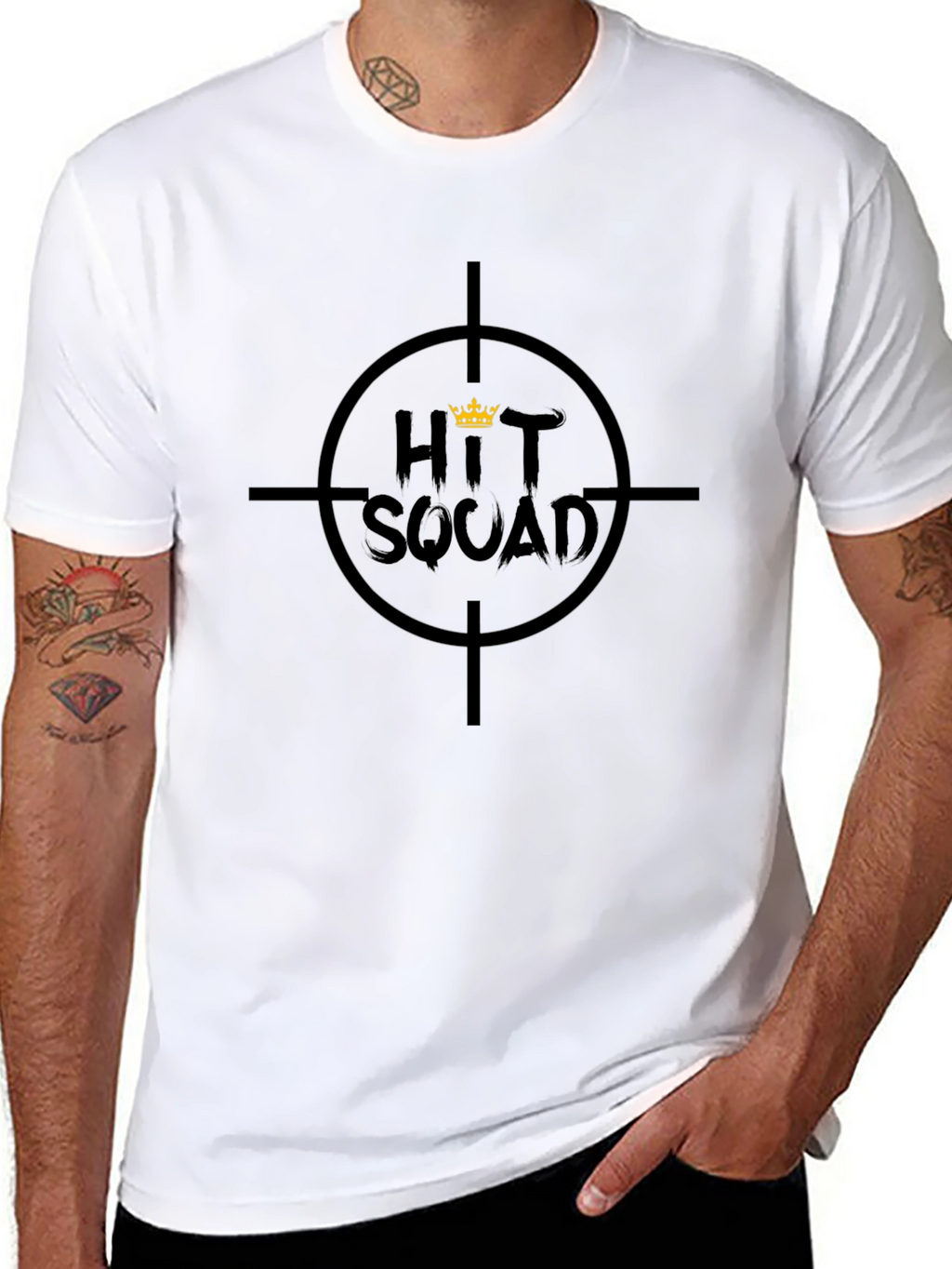 Hit Squad Target Graphic Tee - Cool Casual Style