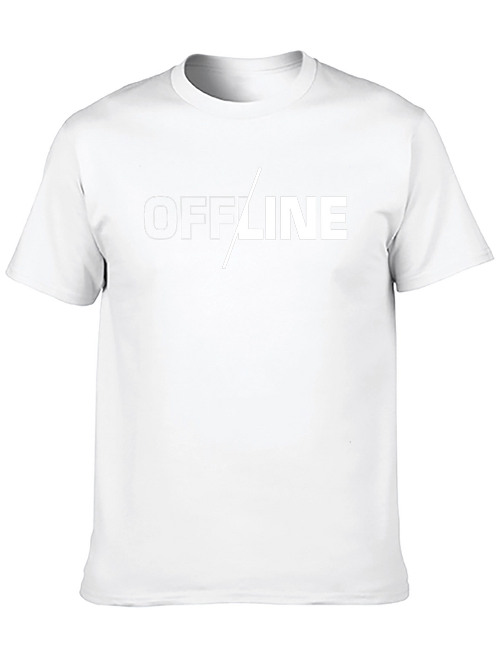 Offline Mode Black T-Shirt - Modern Graphic Tee