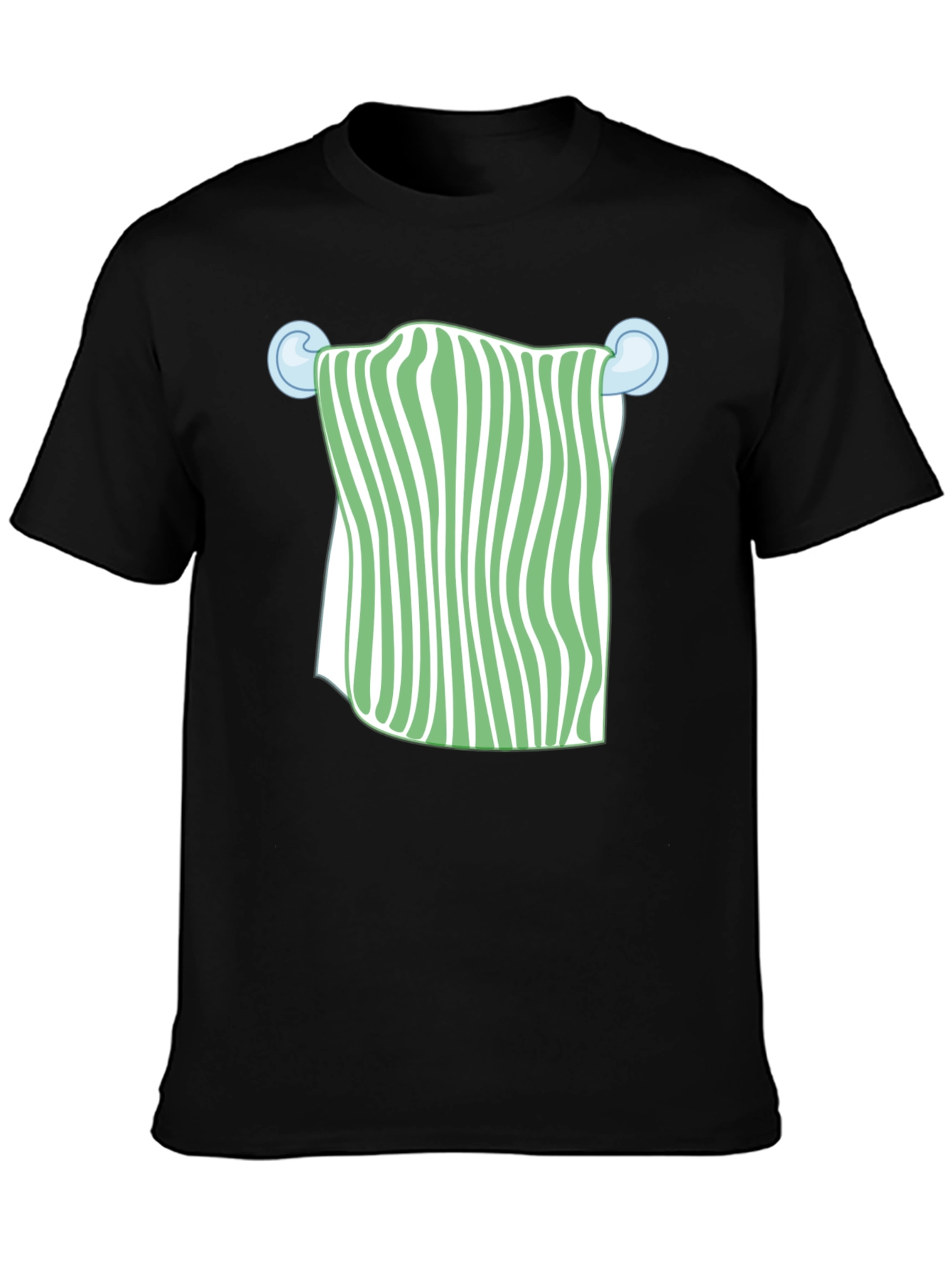 Striped Towel Graphic T-Shirt | Trendy Casual Wear