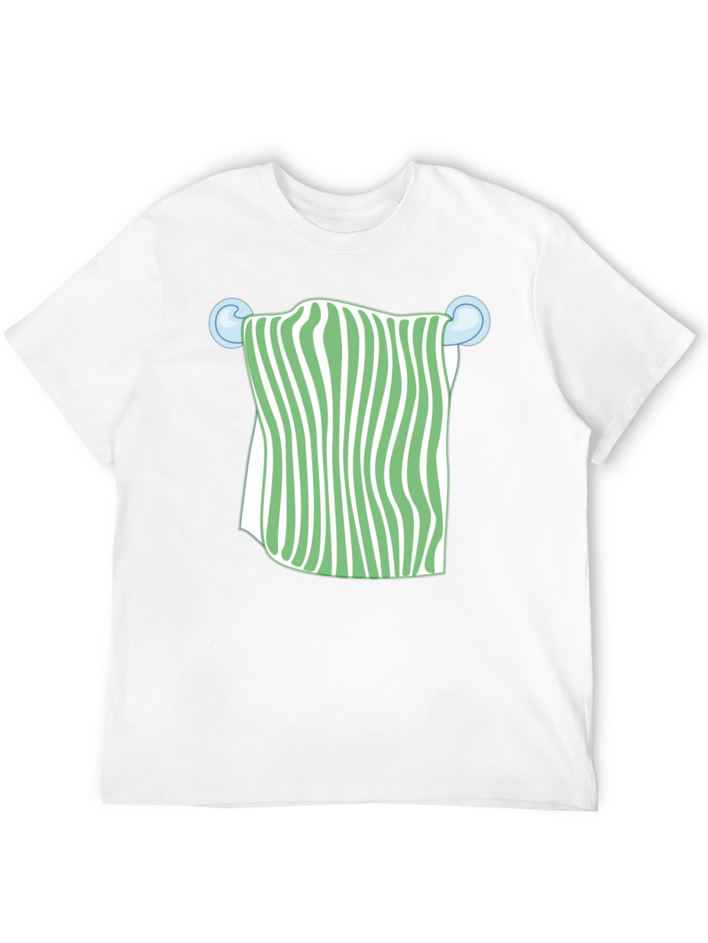 Striped Towel Graphic T-Shirt | Trendy Casual Wear