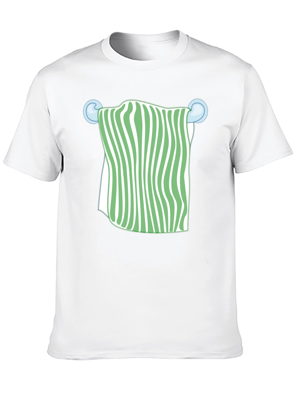 Striped Towel Graphic T-Shirt | Trendy Casual Wear