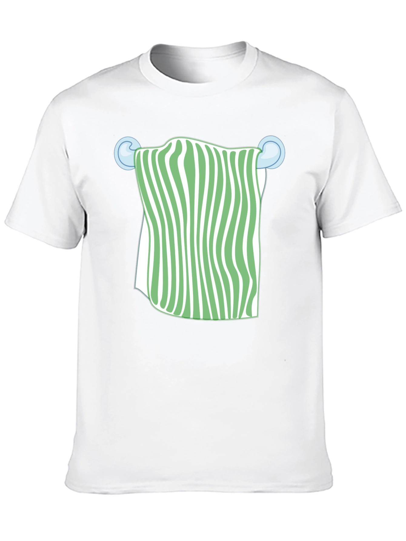 Striped Towel Graphic T-Shirt | Trendy Casual Wear