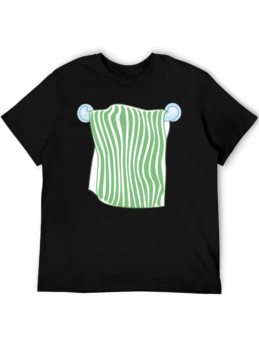 Striped Towel Graphic T-Shirt | Trendy Casual Wear