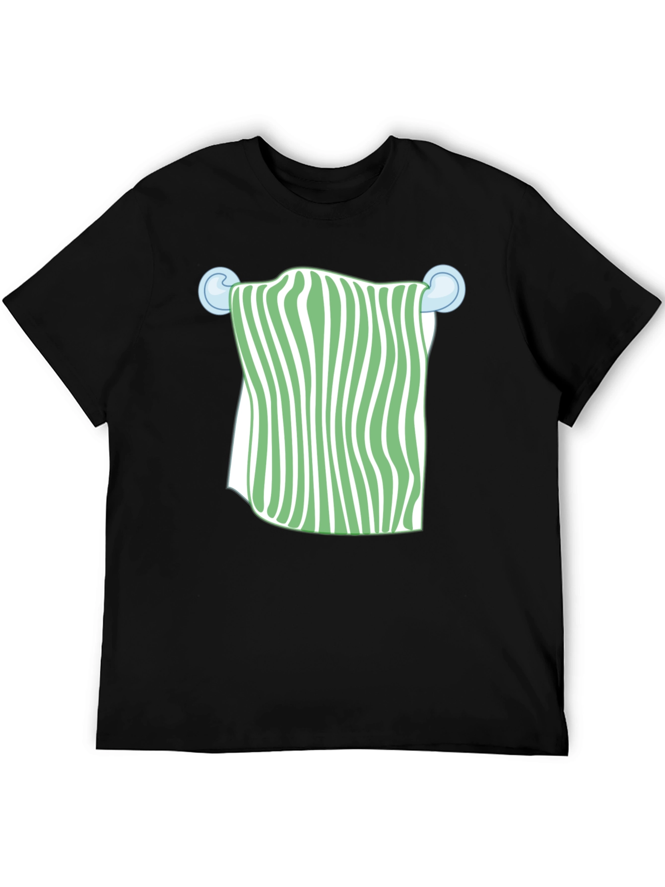 Striped Towel Graphic T-Shirt | Trendy Casual Wear
