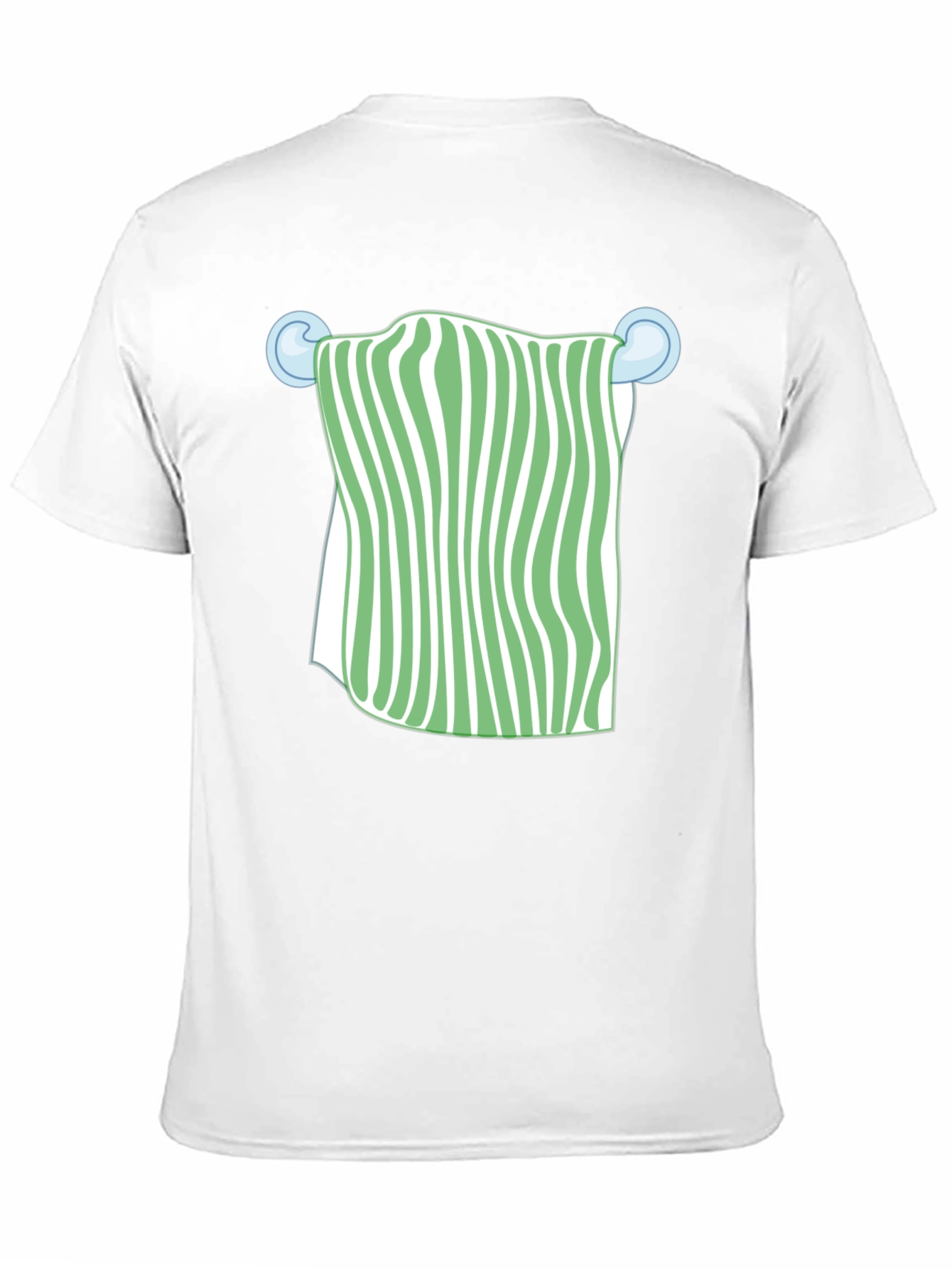 Striped Towel Graphic T-Shirt | Trendy Casual Wear