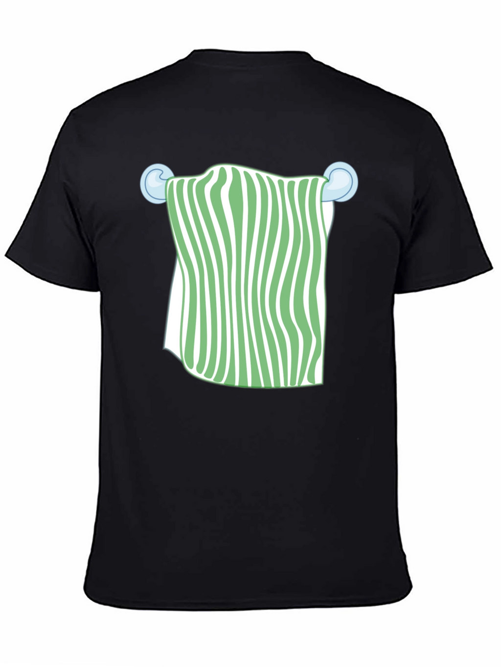 Striped Towel Graphic T-Shirt | Trendy Casual Wear
