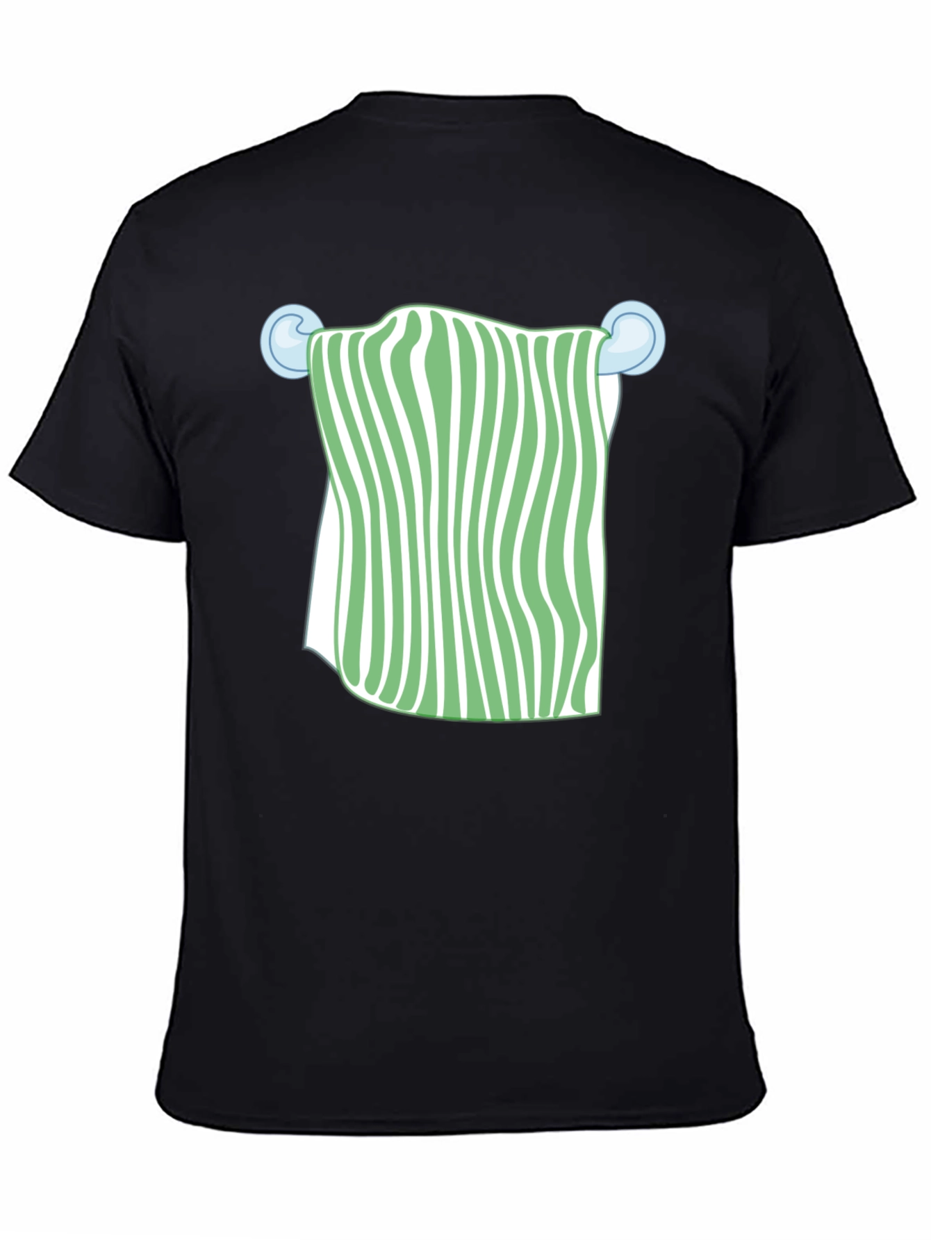 Striped Towel Graphic T-Shirt | Trendy Casual Wear
