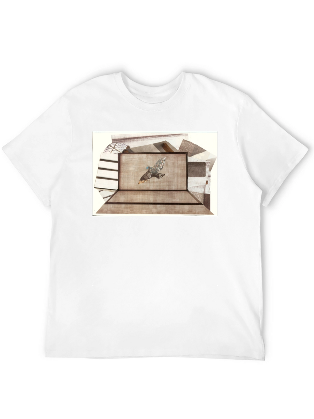 Abstract Bird Graphic Tee - Unisex