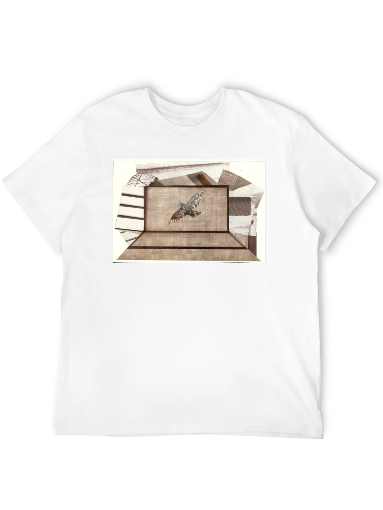 Abstract Bird Graphic Tee - Unisex